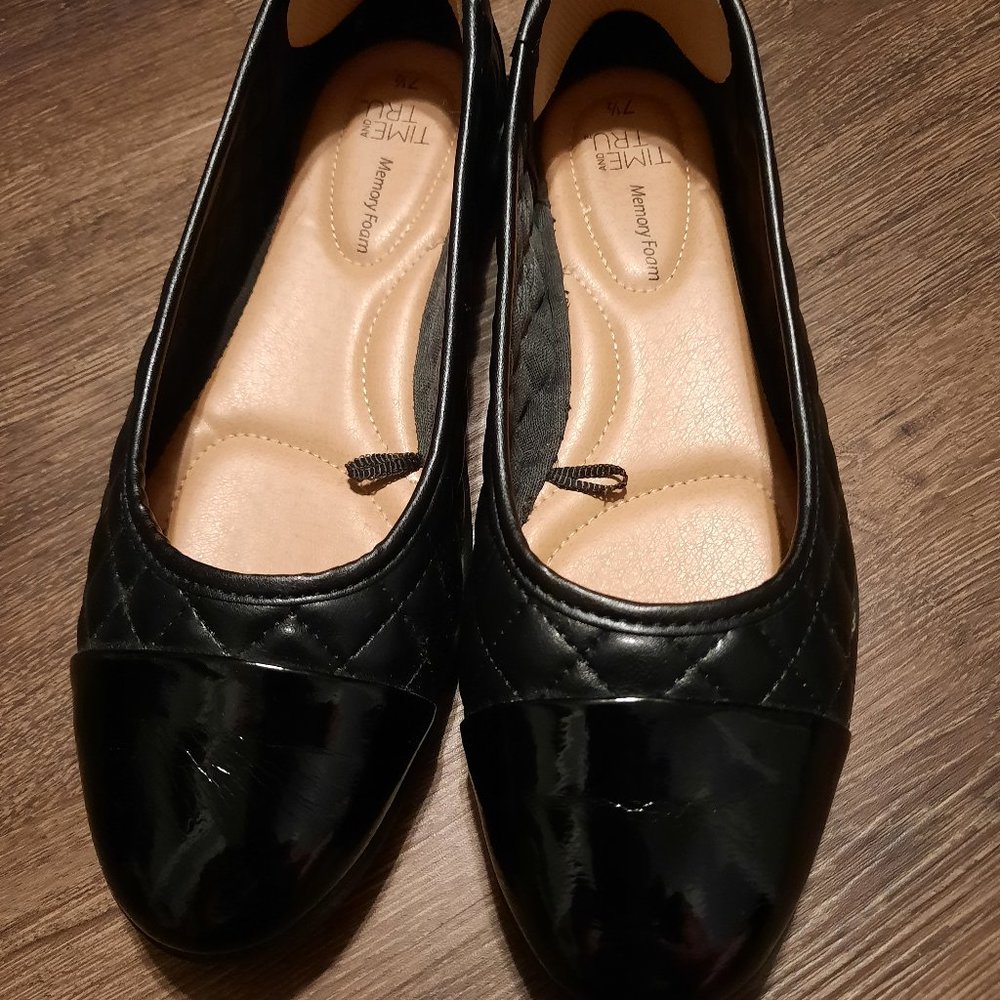 Time And Tru black flats